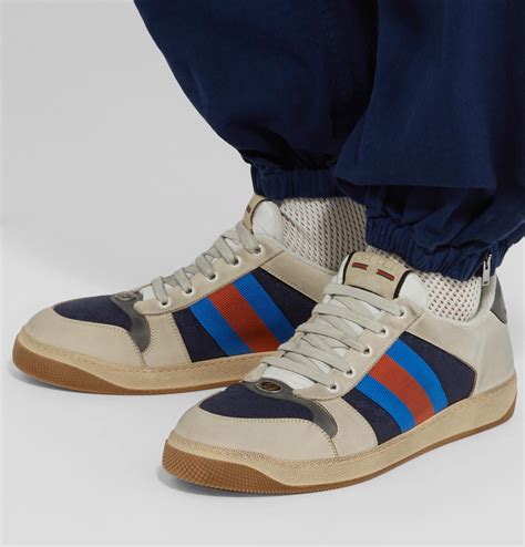 sneaker gucci blue|blue gucci sneaker men.